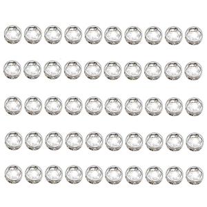 10Pcs Straight Hole Beads Spacer Ideal for Handmade Accessories and Decoration