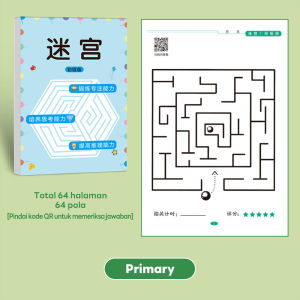 DreamBaby Maze Labirin Game Buku Aktivitas Anak Permainan Labirin Berpikir Perhatian Kecerdasan Bermain