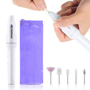 PINPAI 5 In 1 MINI Electric Nail Drill Kit Nail Art Grinding Polishing Machine Toe Nail Art Drill Sanding File Pen Design Grinding Machine