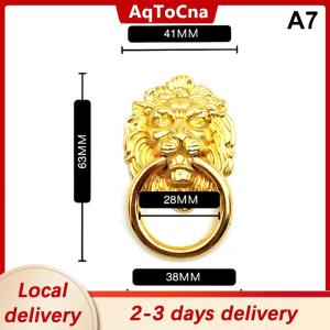 [COD] AqToCna Ship within 24 hours Knobs and Pulls New Antique Bronze Lion Head Pulls for Dresser Drawer Cabinet Door Handles Knobs Door Knocker