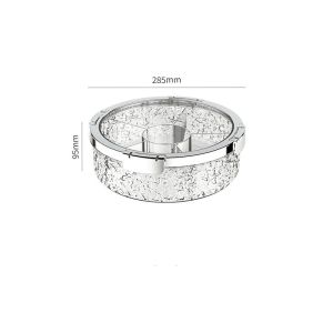 Light Luxury Sealed Nut&Snack Organizer Household light luxury storage box with cover