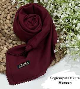Azara Oskara Kerudung Polos Hijab Segiempat Daily Voal Miracle Square Muslim