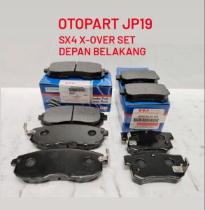 BRAKE PAD X-OVER KAMPAS REM SET DEPAN BELAKANG X-OVER SX4 X OVER