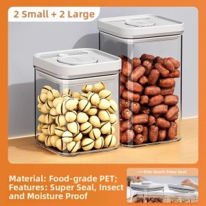 SIVASS Airtight Press-type Food Storage Canister