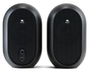 AUTHORIZED DEALER: JBL 104-BT (Pair)  Compact Desktop Reference Monitors with Bluetooth