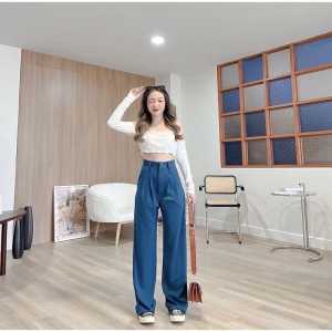 Loose Pants Trousers Wanita - Celana Anti Kusut - Celana Kulot wanita - Celana Kerja Wanita
