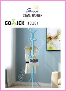 SHENAR Stand Hanger / Gantungan Tiang Berdiri / Hanger Gantungan Baju Tas Berdiri 9 GANTUNGAN- BLUE MYHOMETSTUF
