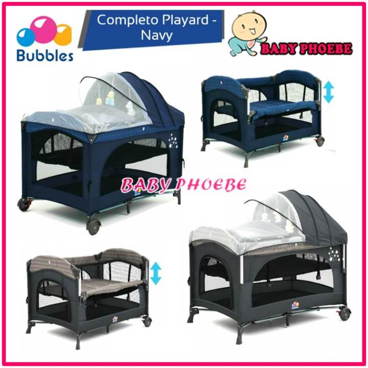 Bubbles Completo Infant Newborn Baby Playard/Playpen with