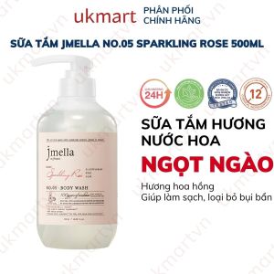 Sữa Tắm Jmella Hương Hoa Hồng Ngọt Ngào 500ml Body Wash #No. 5 Sparkling Rose