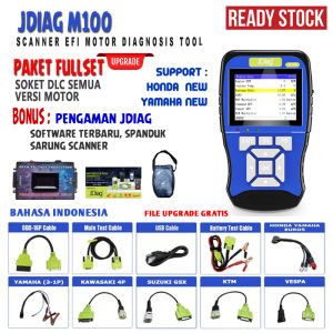 SCANNER JDiag M100 ALAT DIAGNOSTIK KERUSAKAN SEPEDA MOTOR UNIVERSAL SCAN TOOL KERUSAKAN MOTOR