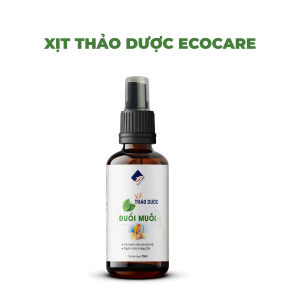 Xịt chống muỗi đốt thảo mộc Ecocare 50ml thành phần 100% tự nhiên ngăn côn trùng và muỗi cắn an toàn - hiệu quả