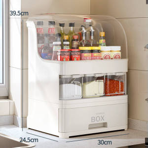 Ecoo Mall ชั้นวางเครื่องปรุง ชั้นวางเครื่องครัว 3/4ชั้น ชั้นวางเครื่องเทศ ชั้นวางขวดเครื่องปรุง ชั้นวางของอเนกประสงค์