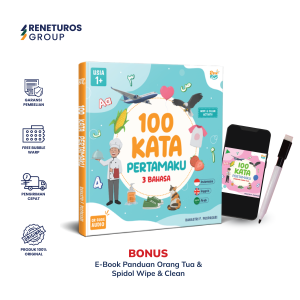 Renekids 100 Kata Pertamaku 3 Bahasa Indonesia Inggris Arab Buku Anak-anak Children Book