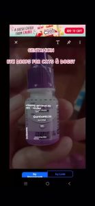 Pet Eye Drops Cat and Dog Eye Infection Removes Tear Stains and Dirt Gentamicin Eye Drops 5ML