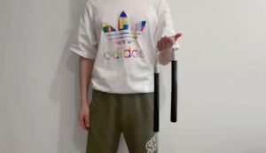 Nunchucks Safe Solid Rubber Training Nunchucks Nunchakus with Steel Chain and Bearing Ball System only for beginners Adults and Professionals Perform Practice TrainingExercise (2PCS-BLACK)