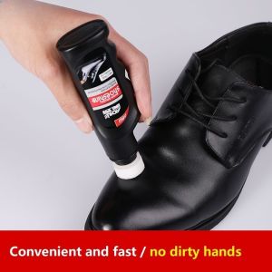 65ML Premium Liquid Shoe Polish Wax Leather Shoe Leather Maintenance Oil Cleaner Leather Renovation