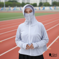 Hitjab - Sun Protection Short Jacket Climacool Jaket Olahraga Anti Matahari Sport Polos 8990. 