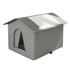 SDFSF Waterproof Insulated Cat House Foldable Warm Feral Cat Shelter Portable Enclosed Pet Condos Camping