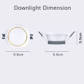 LED Downlight Energy Saving Ceiling Pin Light 3 Pieces Up To 10 Pieces Of 5 Watts led light bulb RECESSED 220V. 