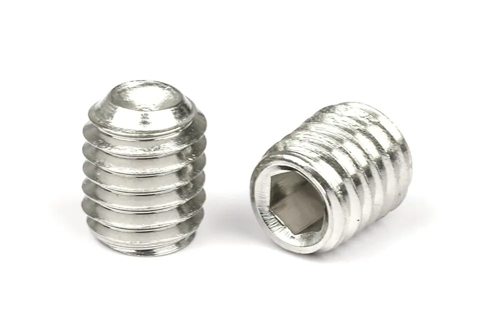 M3 - 0.5 A2 Stainless Steel Cup Point Grub Screws Hex Socket Set Screws DIN  916