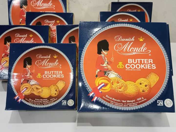 BISCUIT MONDE BUTTER COOKIES KEMASAN KALENG 908 GR | Lazada Indonesia