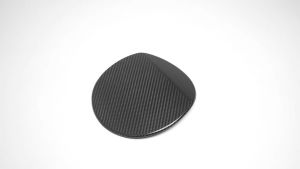 Cornerr Real Carbon Fiber Exterior Car Oil Fuel Tank Gas Cap Cover Trim Accessories For Toyota GR Corolla 2023 2024 2025 T6H1N