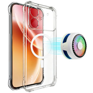 Magnetic Case For POCO M8 Power 5G Global Transparent TPU Built in Magnet CA0003