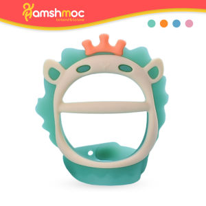 HamshMoc Baby Molar Teether Soft Silicone Pacifier Safe Molar Stick Massage Gums Grasp Bite Teether Training Toy Pacifier for Infant Toddler