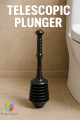 Heavy-Duty Telescopic Toilet Plunger – High-Pressure Bellows Drain Unblocker. 