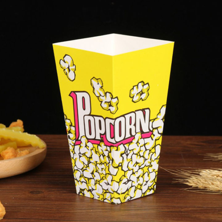 12 Pcs Popcorn Boxes Small Popcorn Bags Striped Paper Popcorn Bags Pastel Popcorn Boxes Candy Containers For Birthday Party Favor Supplies - View #5