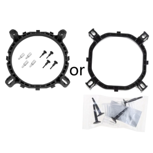 CPU Cooler Fan Bracket Heatsink Holder Base Backplane Kit For LGA1366 LGA1700 LGA1200 forIntel12th CPU Fans Platform