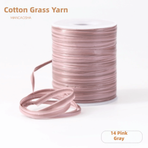 EASYEAH 120M Per Roll Raffia Thread Eco-Friendly Weaving Crochet Yarn Premium Quality Durable Hook Hat Ribbon DIY