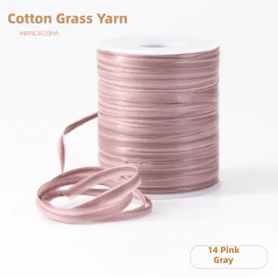 SUCHIC Dệt vải Sợi Raffia 120M mỗi cuộn Bền bỉ Mũ móc dây ruy băng Chất lượng cao cấp Thân thiện với môi trường Sợi móc Tự làm
