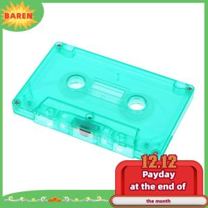 BAREN 1PC màu trống Băng trường hợp âm thanh từ tính ghi âm băng cassette vỏ rỗng Reel để Reel cassette (không có băng lõi)