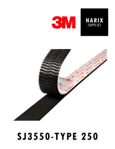 3M Dual Lock Recloseable Fastener Velcro Adhesive Tape Type 250 SJ3560 SJ3550CF Black Transparent Clear Mushroom Roll