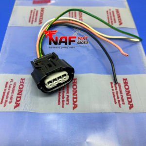 SOCKET SOKET SENSOR IACV CHOKE LANGSAM PIN 4 HONDA PCX 150 SONIC CB 150 R CBR 150 ORIGINAL