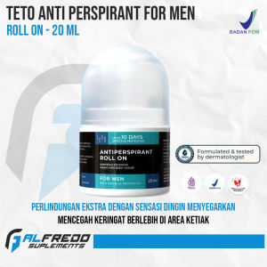 TETO Antiperspirant Roll On For Men 20 mL Deodorant Anti Perspirant
