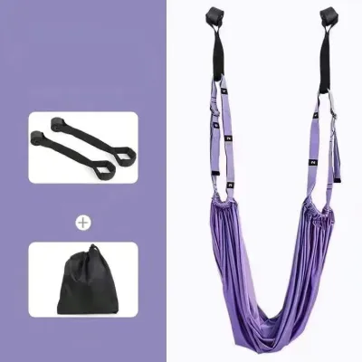 GYMPRO ปรับ Aerial โยคะเปลญวนสลิง Swing ยืด Anti-GRAVITY Inversion เปลญวนกลางแจ้งสลิงฟิตเนสอุปกรณ์การฝึกอบรม