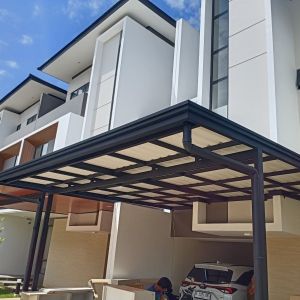 kanopi garasi bahan alderon murah
