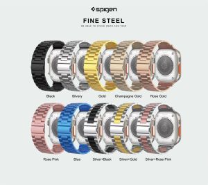 SPIGEN ULTRA MAGNETIC BUCKLE STAINLESS STEEL STRAP for IWATCH DURAPRO FLEX MAGNET IWATCH SE 1 2 3 4 5 6 7 8 ULTRA SE STRAP IWATCH