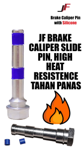 💎JF Caliper pin™💎 (Hyundai Starex) (2009-2019) (Front Disc/Disk Depan) (Brake Pin) (Brake System) (with Silicone Bush/Rubber) (Sound absorber) (Brake Caliper Slide Pin)