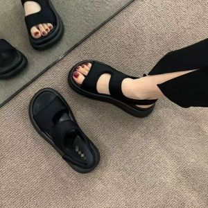 [Free Shipping] WomenS Soft-Soled Thick-Bottomed Sandals 2026 New Summer Style Versatile For Outdoor Wear Beach Sandals Soft-Soled Non-Slip Roman-Style Sandals For Women