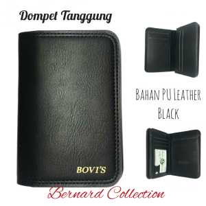Dompet Pria Dompet Laki2 Dompet Tanggung Ukuran 3/4 Simple Dan Polos Bahan PU Leather