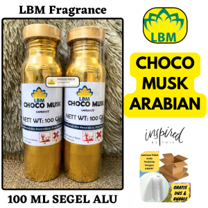 Bibit Parfum CHOCO MUSK Arabian ( 100 ML SEGEL LBM Fragrance ) LBM Fragrance - PERFUME Murni Non Alkohol - PARFUM ROLL ON CHOCO MUSK AL REHAB KUALITAS TERBAIK