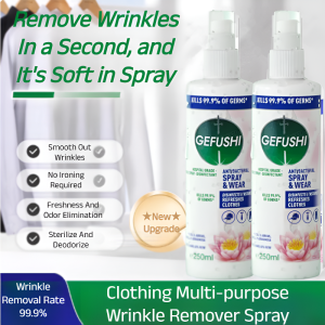 Clothes Deodorizing Wrinkle Spray Clothes Fresh Deodorant Sterilizing Odor Removal Artifact衣物除皱去味喷雾