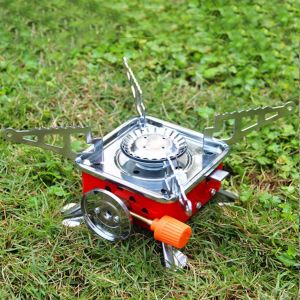 Bếp ga gấp gọn Bếp Ga Mini Đi Du Lịch Dã Ngoại Gấp Gọn Đa Năng Tiện Lợi