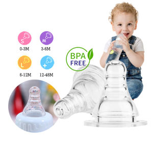 Pupici Nipple Feeding Nipple Slim Neck Baby Puting Kids Caliber Teat Pig-eon Standard Pupici Slim Neck Bottle Pacifier Anti Colic| DaQueen