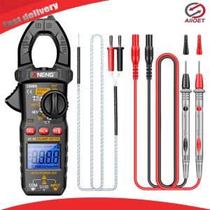【Alloet】 Multifunctional Clamp Meter with Current Voltage Measurement and NCV Detection 600A for Electricians and Technicians