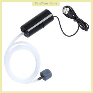 [PureZone] เครื่องเติมออกซิเจนเครื่องอัดอากาศแบบเงียบ USB สำหรับตู้ปลาปั๊มลมออกซิเจนสำหรับตู้ปลา