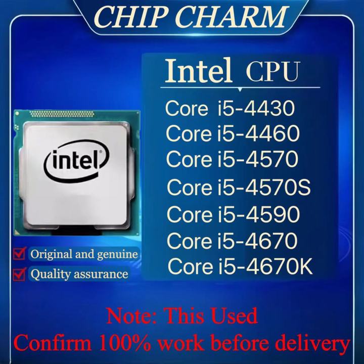 Intel Core I5 CPU I5-4430 Intel 4460 4570 4570S 4590 4670 4670K 4 Core ...
